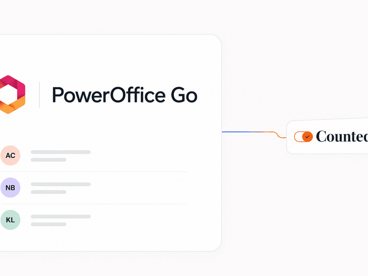 Connect Poweroffice Go to counted hero